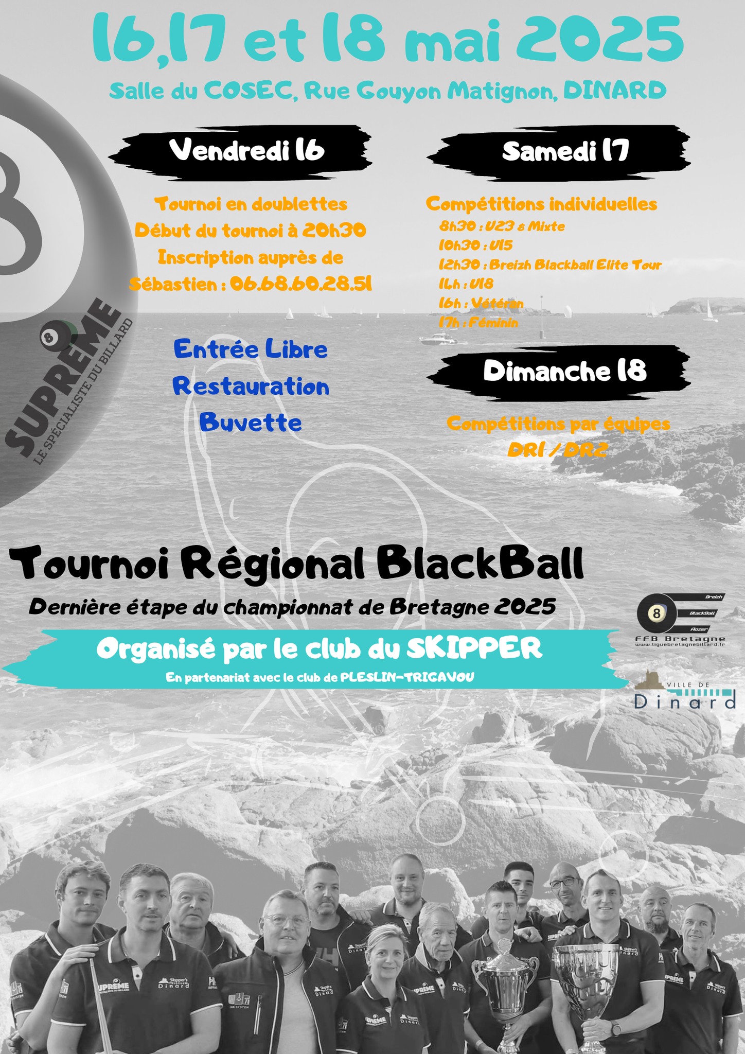 Affiche TR6 Dinard