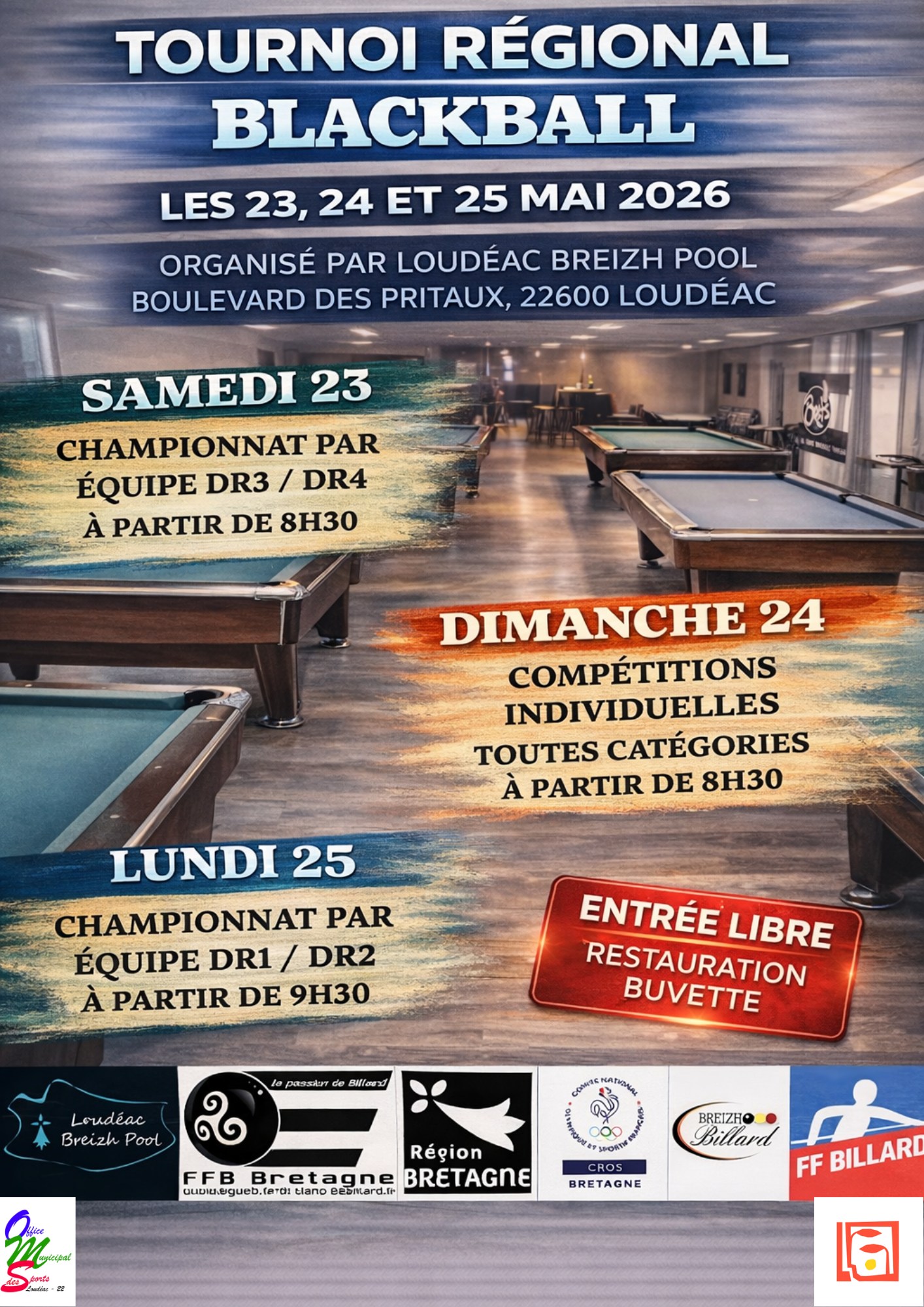 Affiche du TR7 à Loudéac