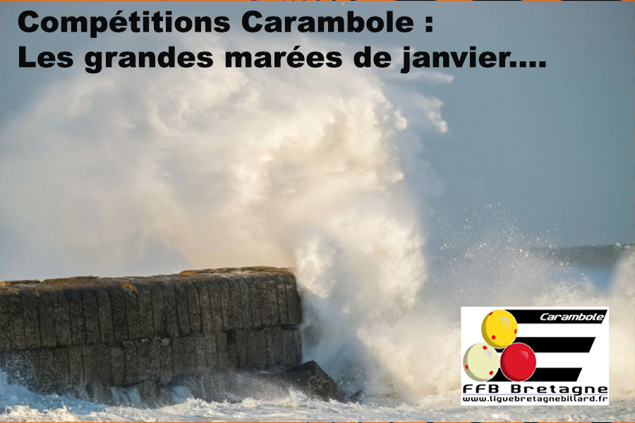 Les grandes marées de janvier