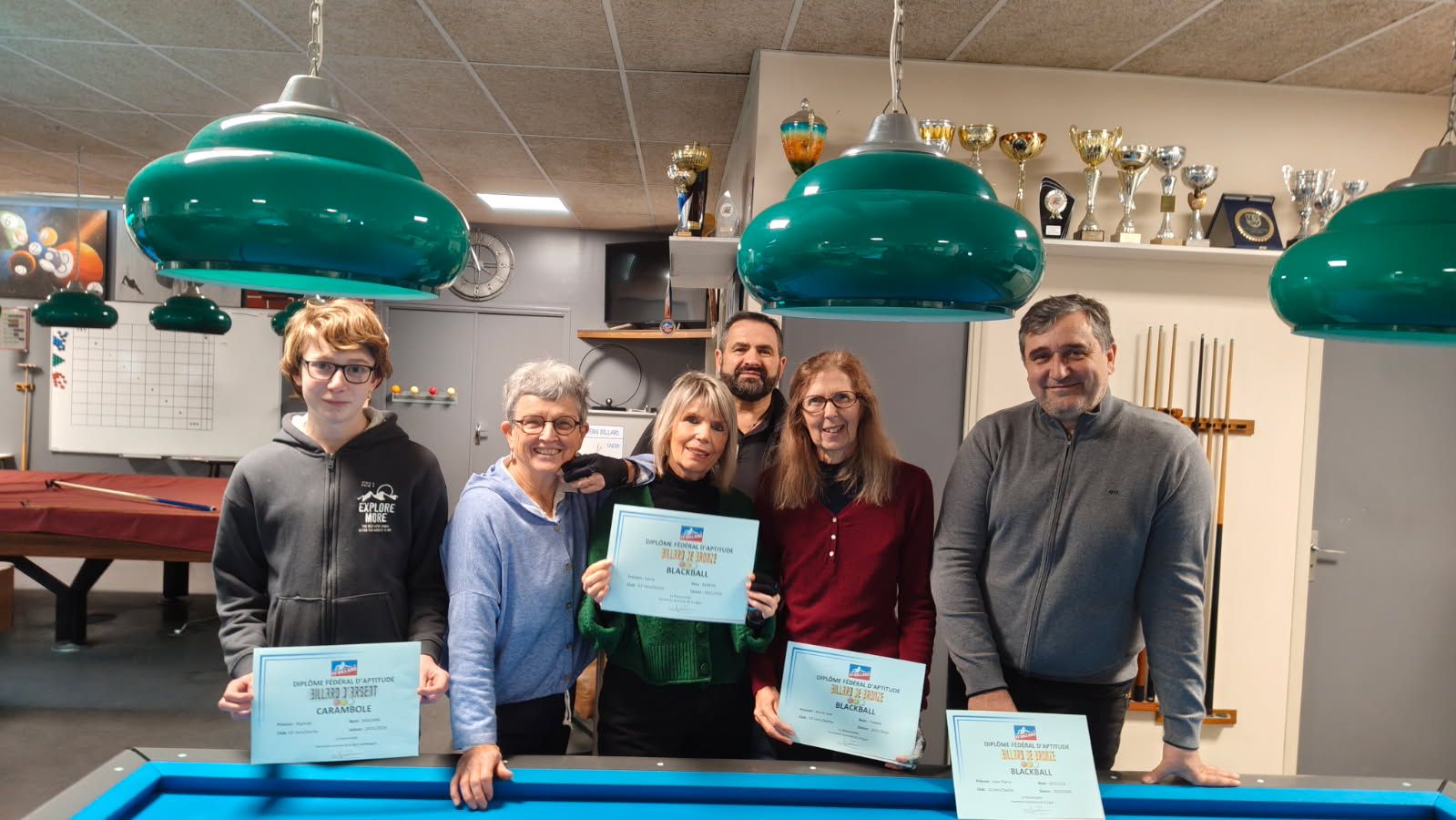 Remise de diplôme au club de Vern