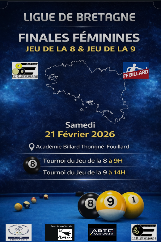 Affiche jeu de la 8 et de la 9 Féminin US le 21 février
